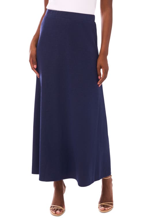 Vince Camuto A-line Maxi Sweater Skirt In Blue