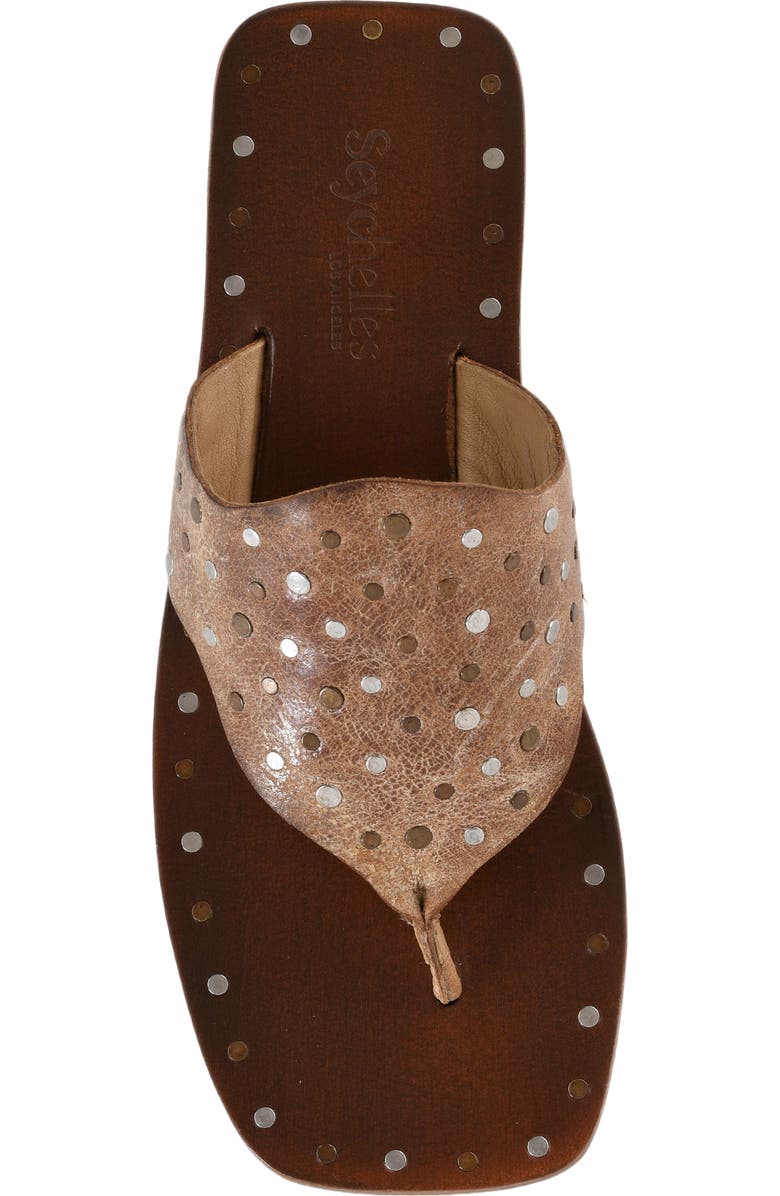 Seychelles Keep Your Secrets Studded Sandal, Alternate, color, Tan