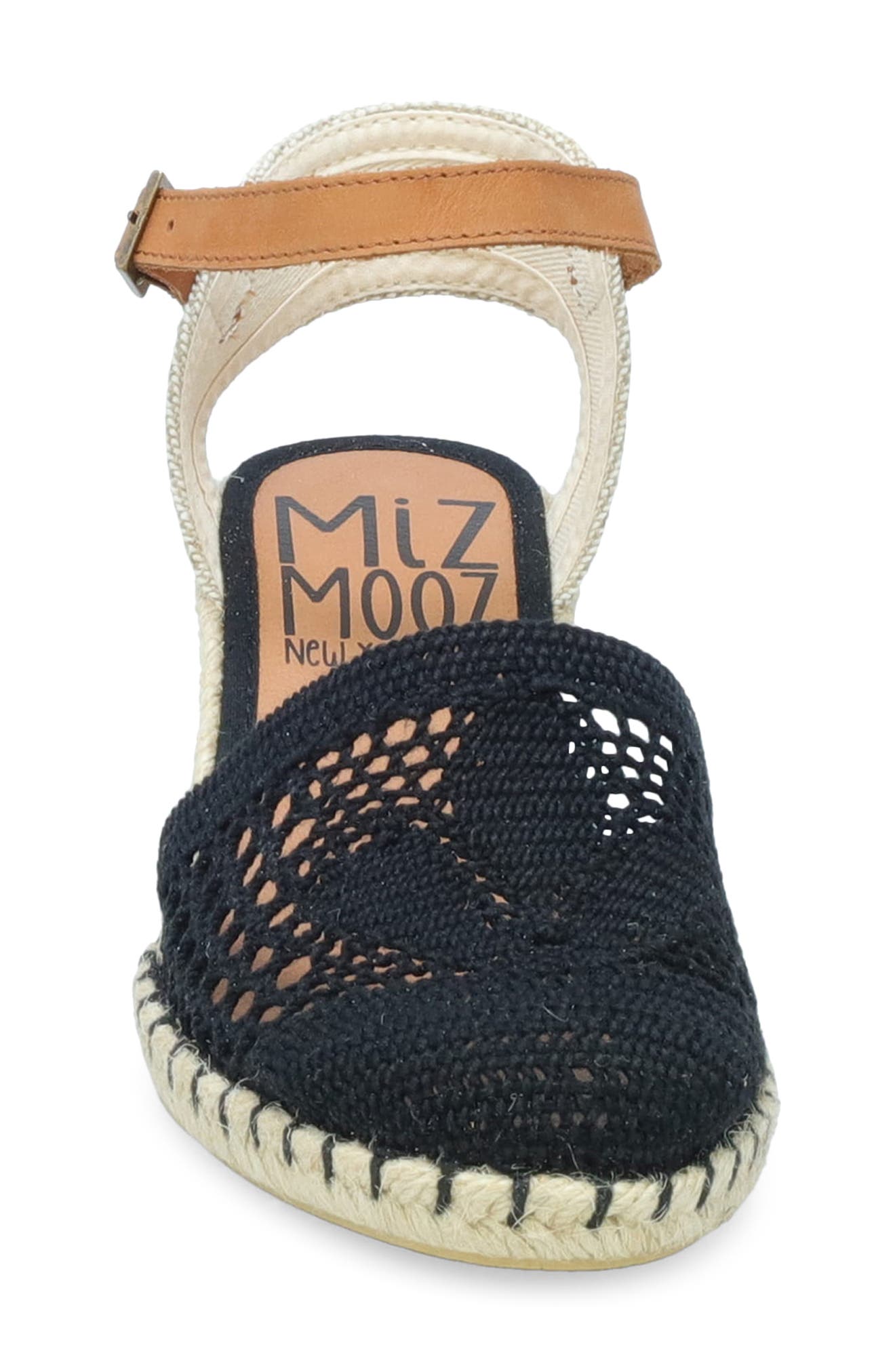 Miz Mooz May Crochet Espadrille Wedge, Alternate, color, 