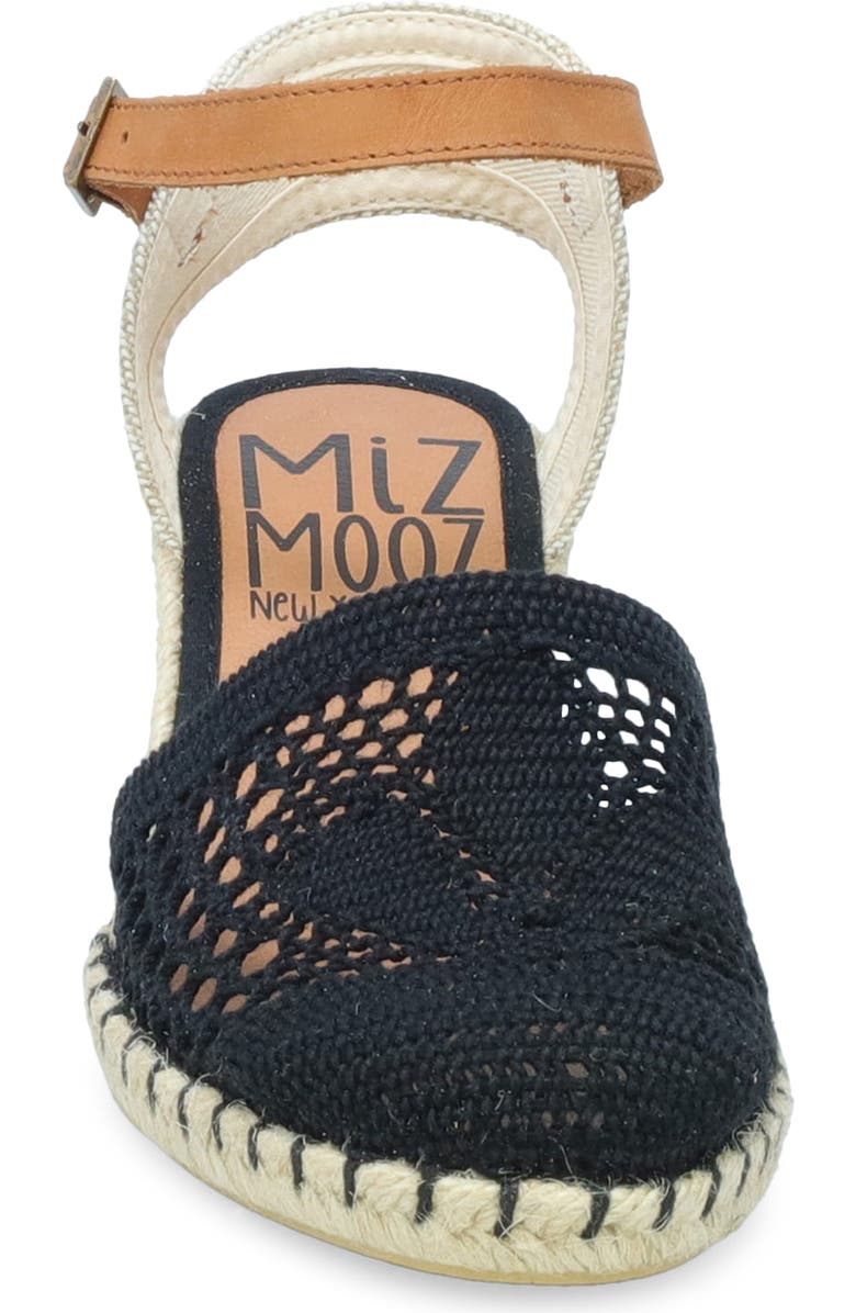 Miz Mooz May Crochet Espadrille Wedge, Alternate, color,