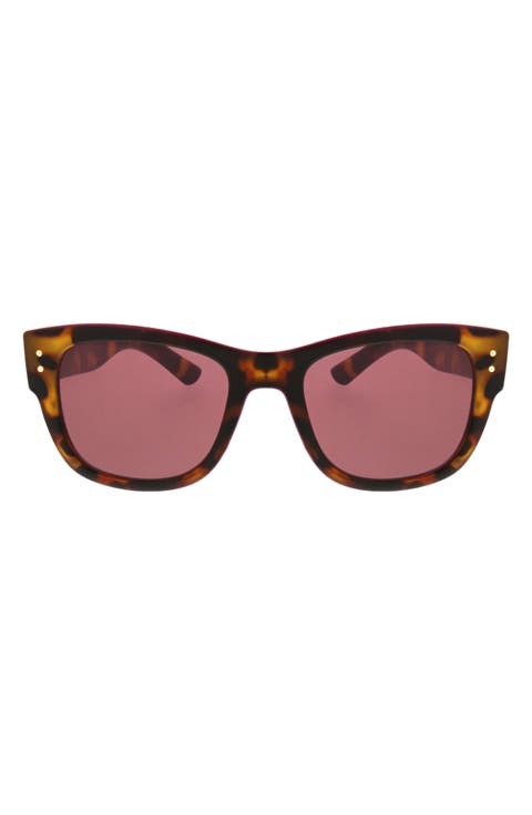 Midsize 52mm Square Sunglasses