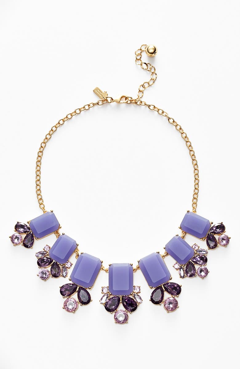 Kate Spade New York 'glitzy spritz' statement necklace, Main, color, 