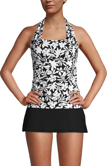 Halter Tankini Lands End Swim Tankini Lands' End D-Cup Chlorine - Main Image