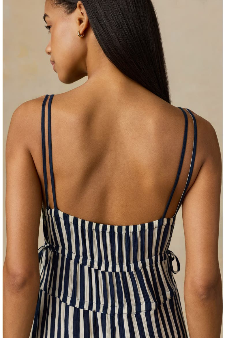 Sunbeam Stripe A-Line Dress, Alternate, color, SPELLBOUND COASTAL STRIPE