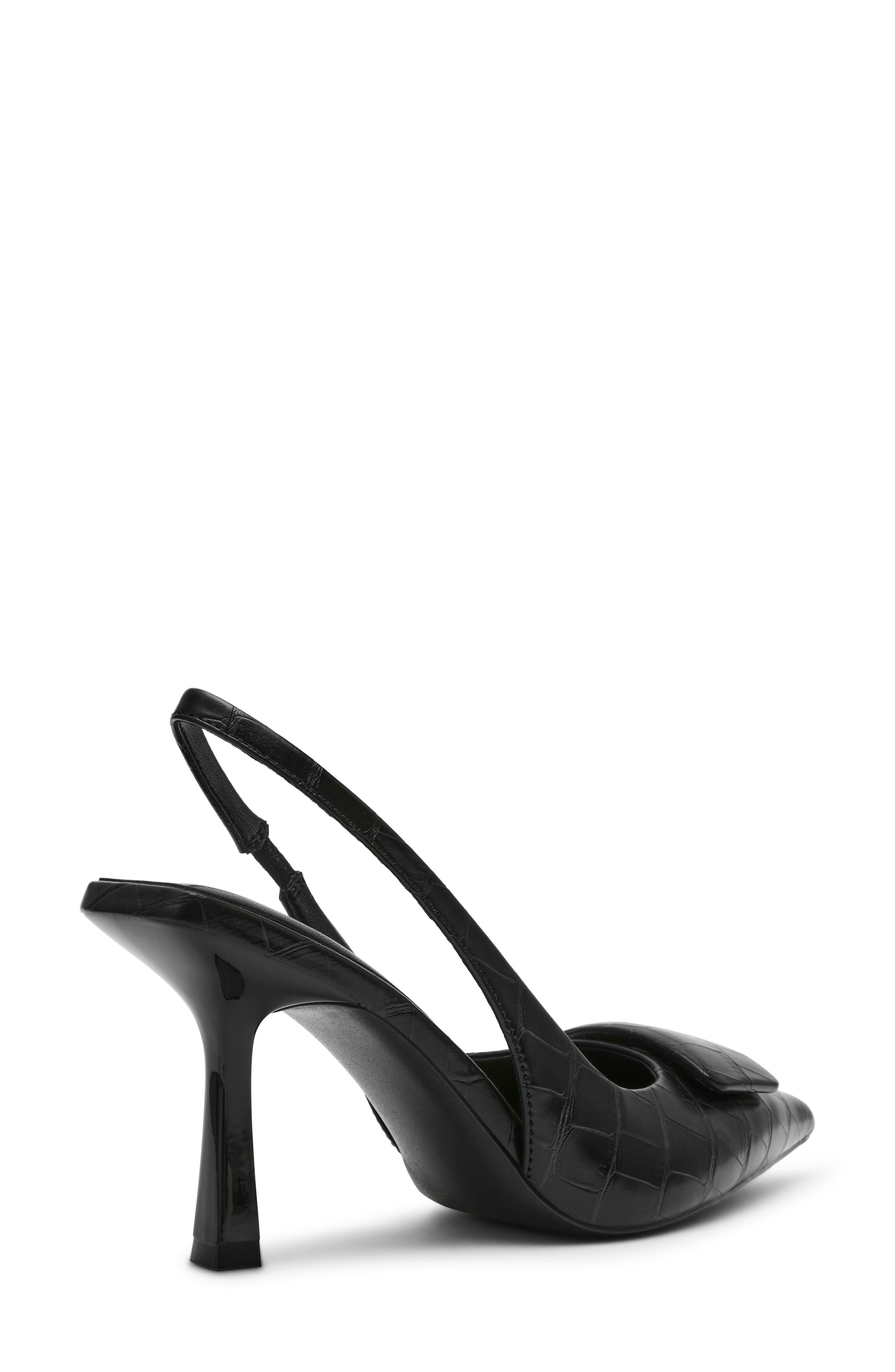Anne Klein Ilani Slingback Pump, Alternate, color, Black Croco Pu
