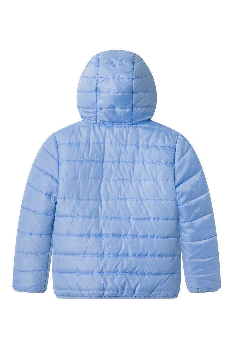 Kids' Reversible Color Changing Puffer Jacket, Alternate, color, PURPLE FLORAL