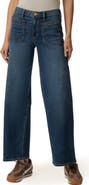 KUT from the Kloth High Waist Wide Leg Ankle Jeans
