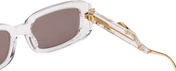 Drippy 53mm Square Sunglasses