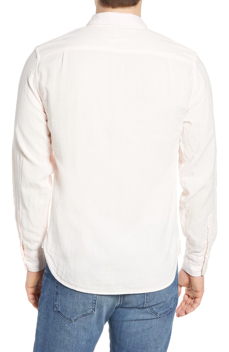 HIROSHI KATO The Ripper Organic Cotton Button-Up Shirt, Alternate, color, Fresh Pink