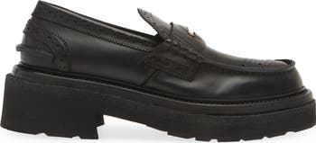 関税送料込Sacai Leather Loafers J.M. WESTON | x sacai Leather Penny Loafers | Women | Lane