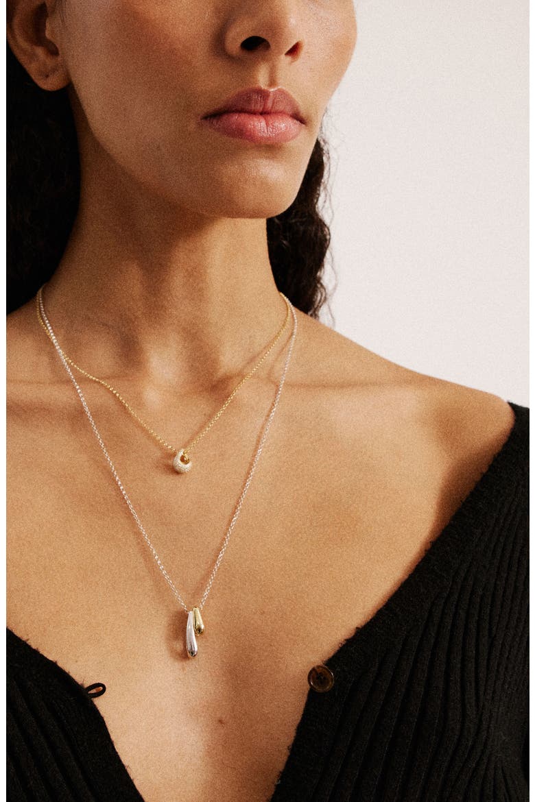Lucid Diamond Pendant Necklace, Alternate, color, GOLD