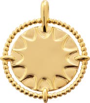Monica Vinader Talisman Sun Pendant Charm