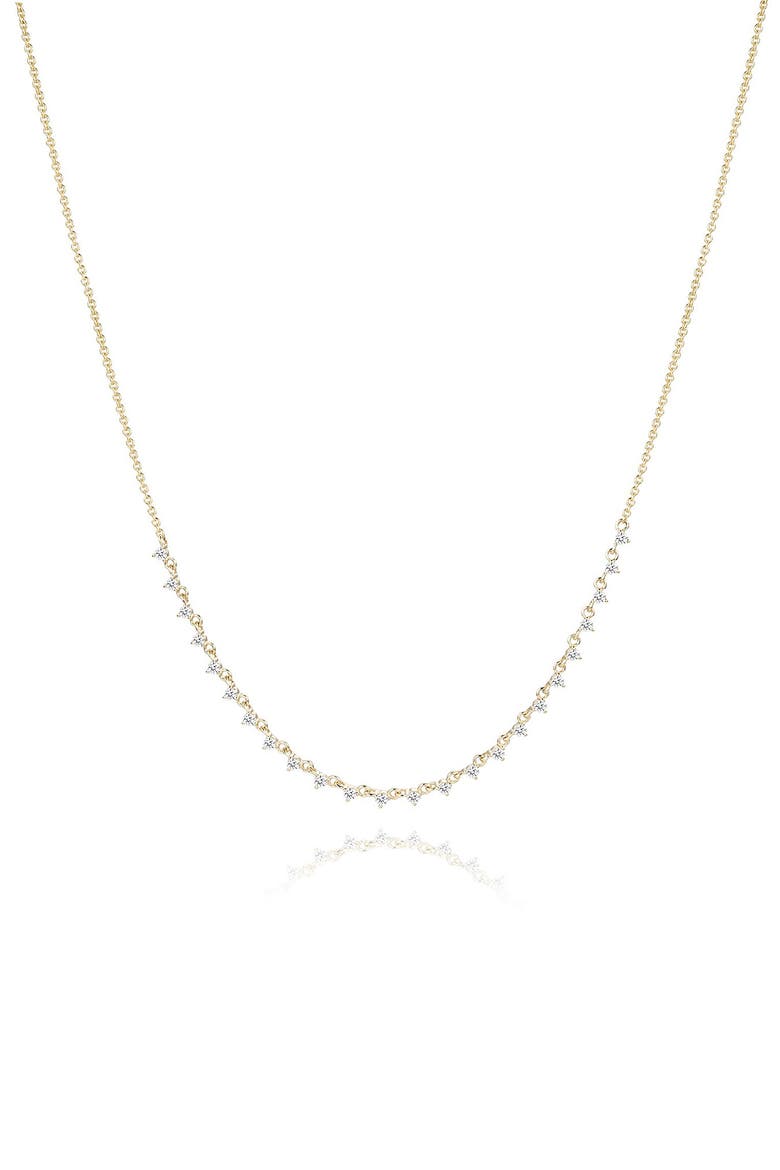14K White Gold Diamond Necklace - 0.56 ctw., Main, color, YELLOW GOLD/ DIAMOND