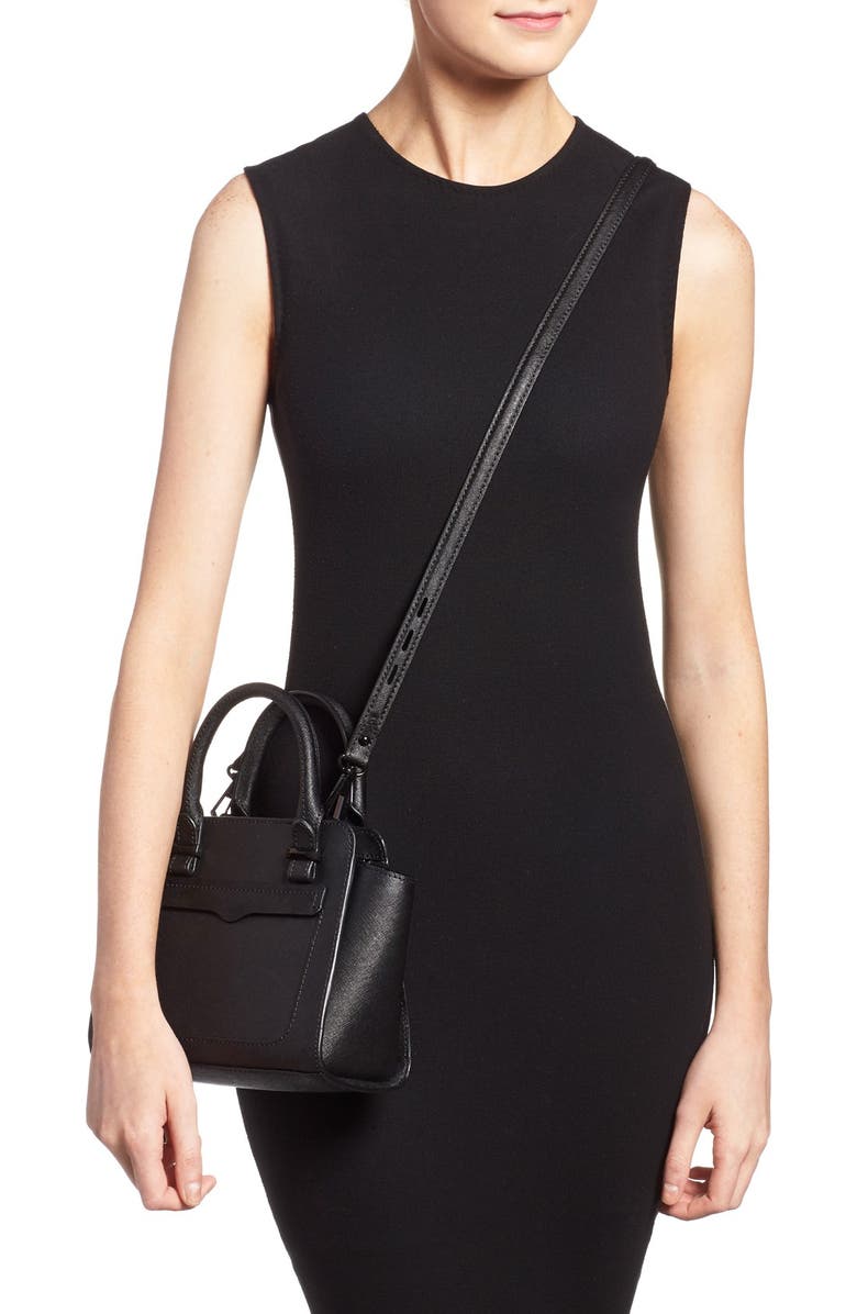 Rebecca Minkoff 'Micro Avery' Leather Tote, Alternate, color,