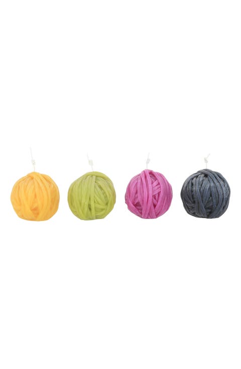 Gomitolo Set of 4 Small Candles