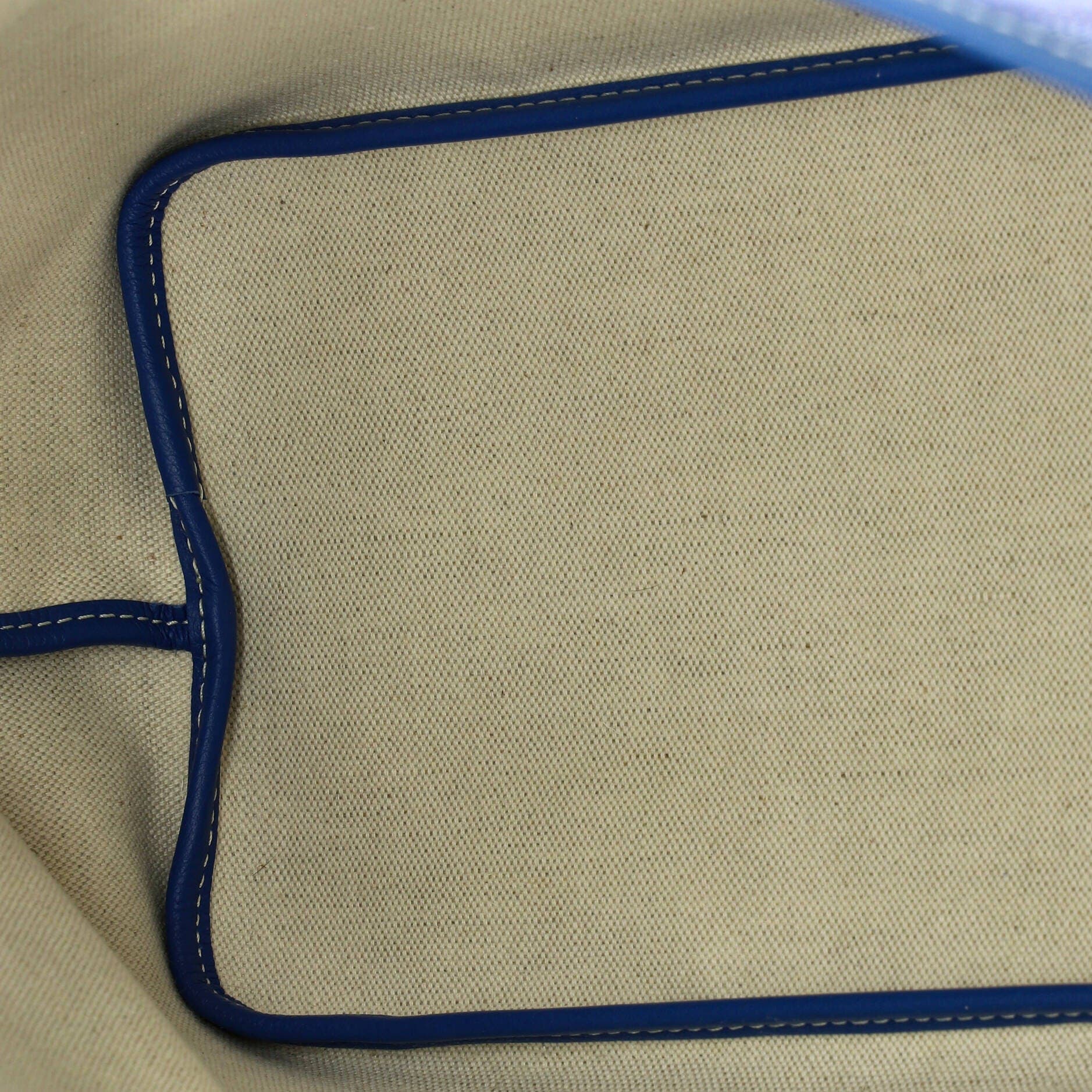 Pre-Owned Goyard Chien Gris Pet Carrier Tote Coated Canvas, Alternate, color, Blue