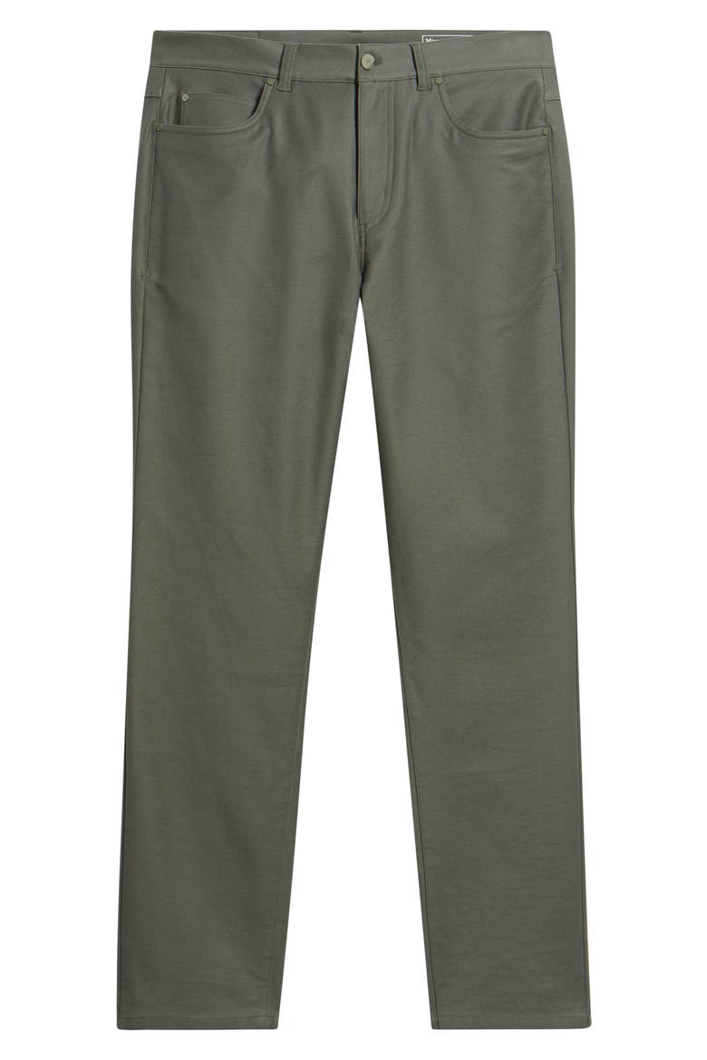 Mayfield Slim Fit Five-Pocket Twill Pants, Alternate, color, OLIVE