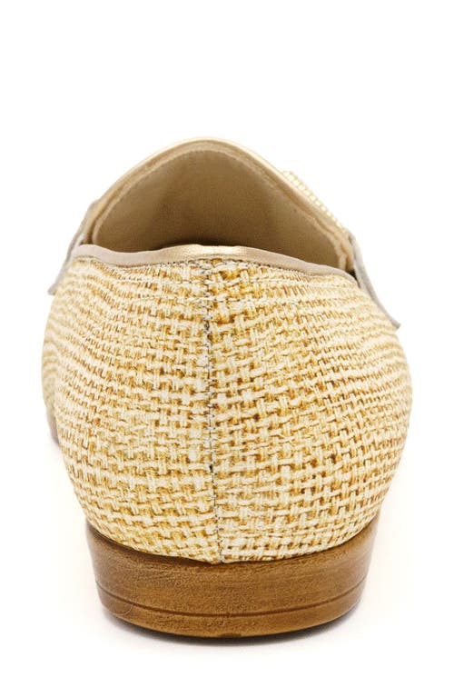 Amalfi By Rangoni Ode Loafer In Brown Glitter Opaco Trim