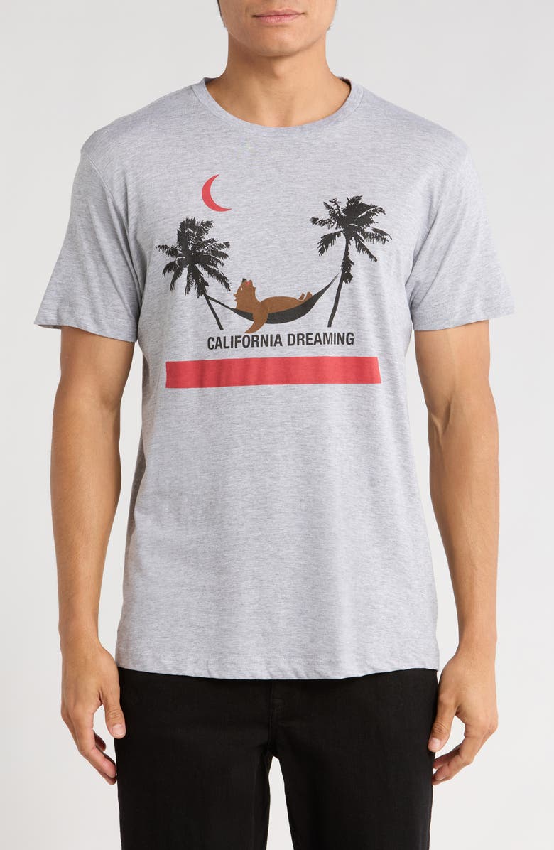 patrick. California Dreaming Graphic T-Shirt, Main, color, H Grey