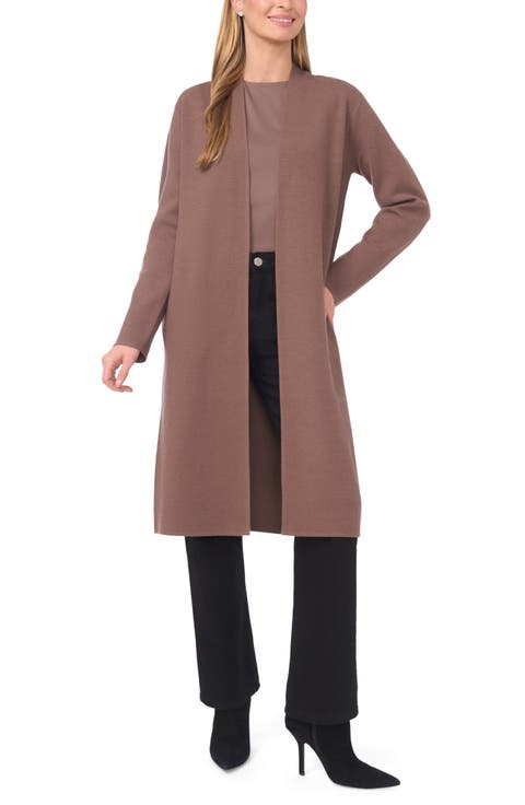 Open Front Longline Cardigan