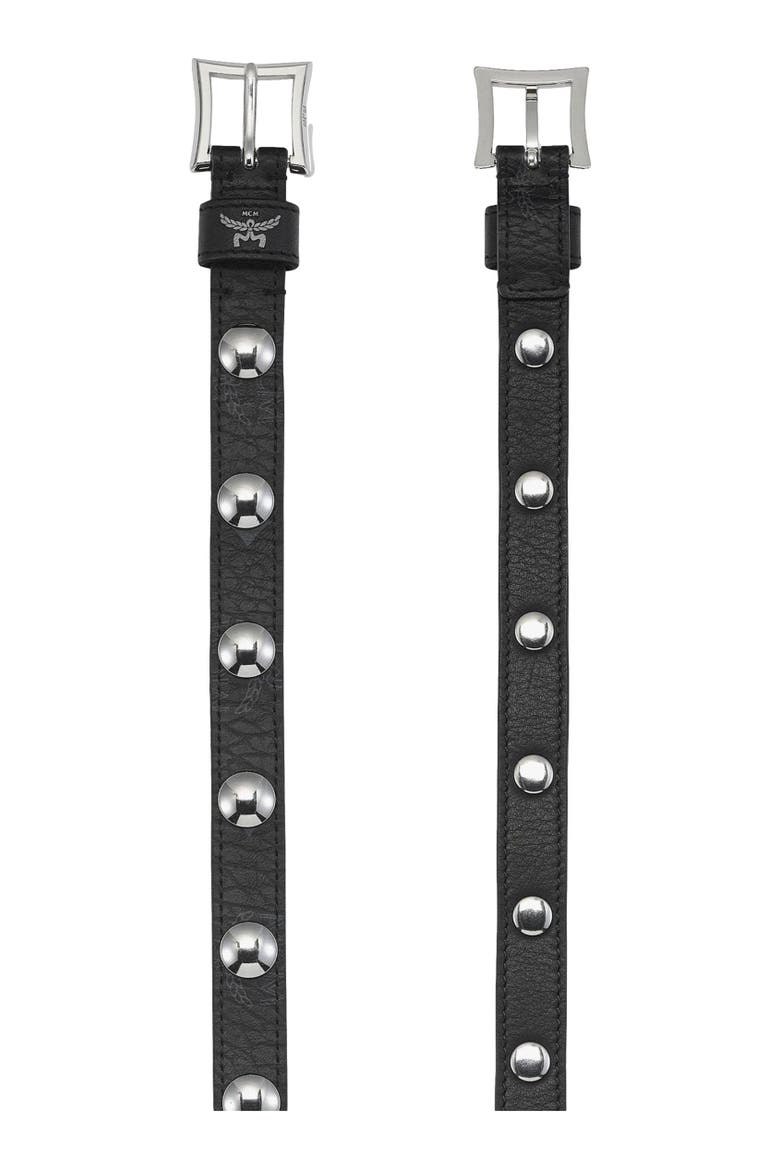 Aren 1" Belt in Galactic Gala Leather, Alternate, color, Black