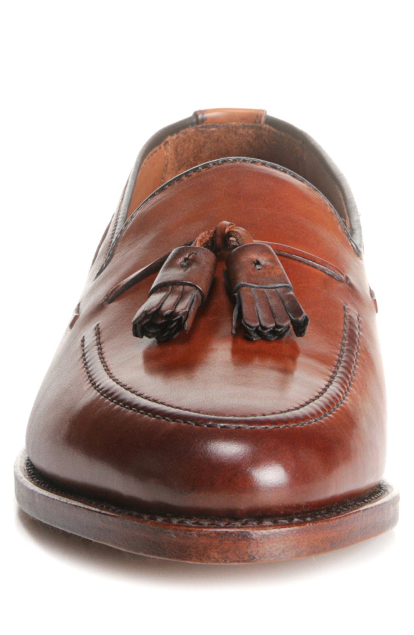 Allen Edmonds Grayson Tassel Loafer, Alternate, color, Dark Chili Leather