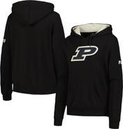 STADIUM ATHLETIC Women's Black Purdue Boilermakers Team Big Logo Pullover Hoodie