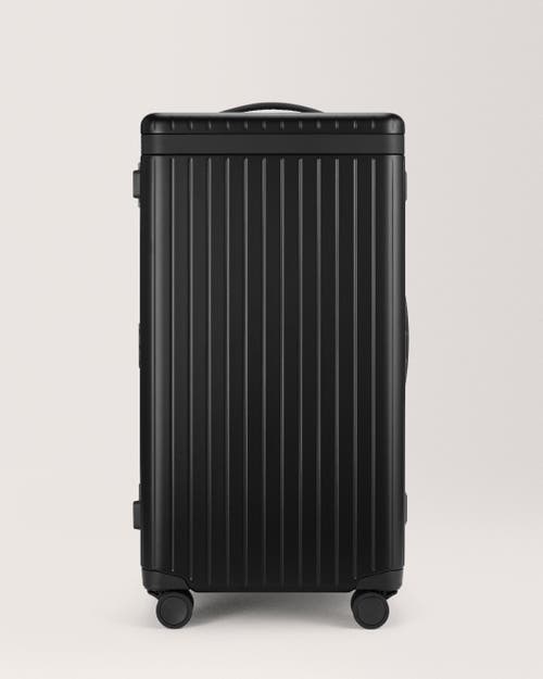 Carl Friedrik The Trunk Suitcase In Black/black