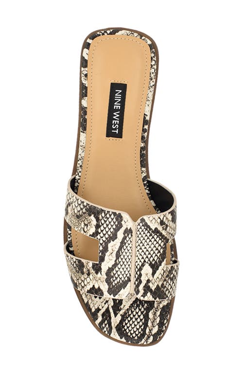 Nine West Giny Slide Sandal In Multi