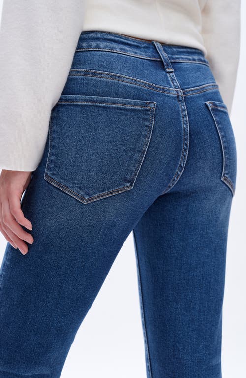 Bayeas High Waist Step Hem Ankle Jeans