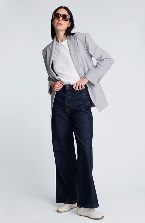 Kenneth Cole Slim Fit Windowpane Plaid Jacket In Gray