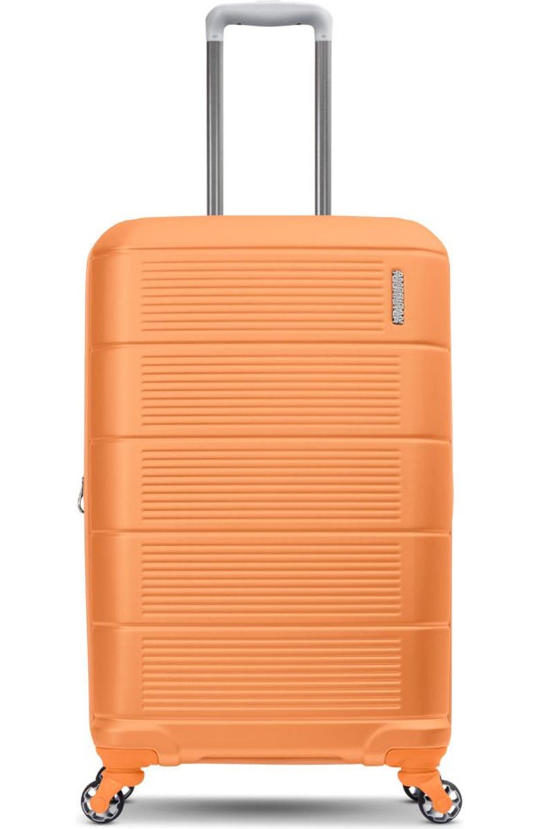 AMERICAN TOURISTER Stratum 2.0 Hardside 24" Spinner Medium Checked Luggage, Alternate, color, Papaya