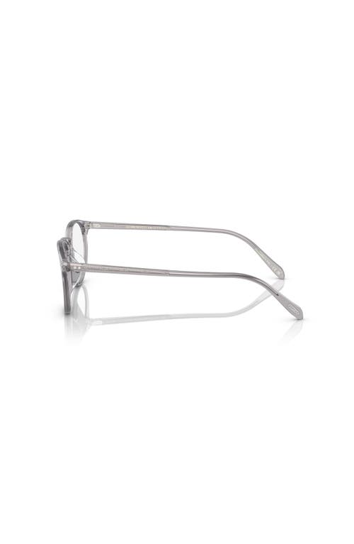 Oliver Peoples 47mm Phantos Optical Glasses In Metallic