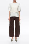 BIMBA Y LOLA Barrel Denim Trousers with Buckle