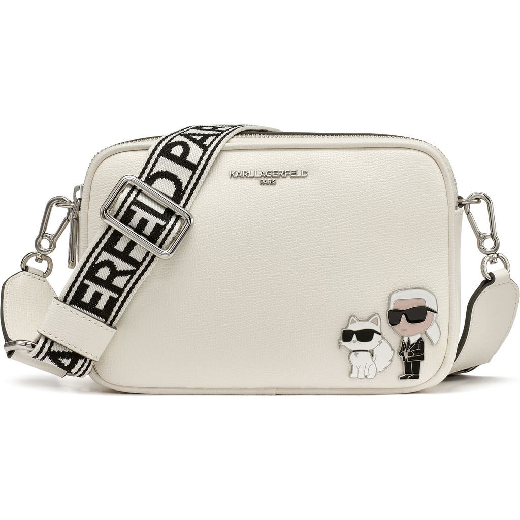 Karl Lagerfeld Paris Maybelle Crossbody In White