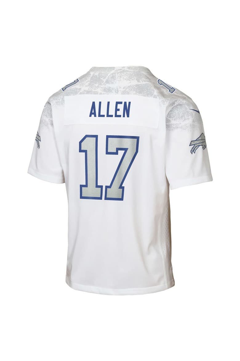 Youth Nike Josh Allen White Buffalo Bills 2025 Rivalries Collection Game Jersey, Alternate, color, White