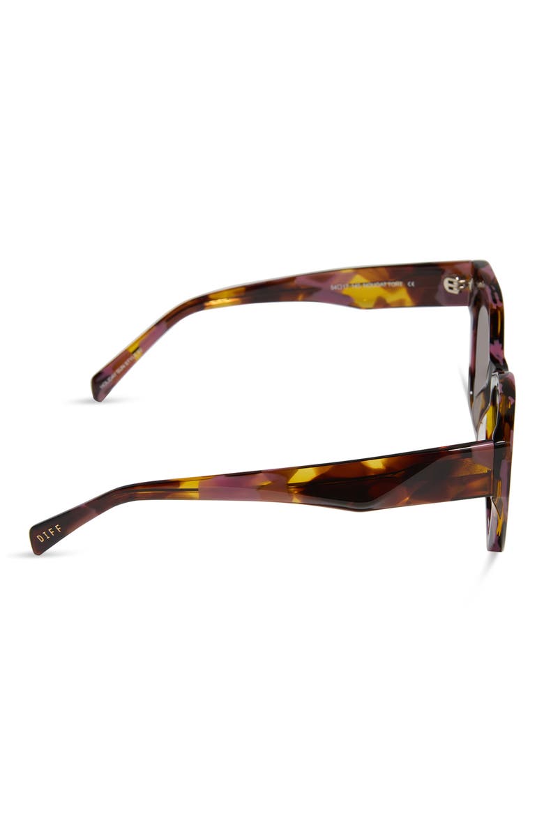 Evie 54mm Cat Eye Sunglasses, Alternate, color, BROWN