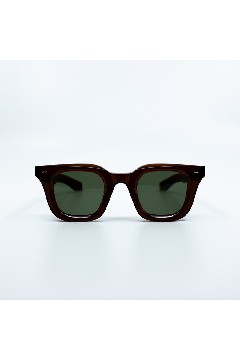 Zid Walnut Sunglasses, Main, color, Green