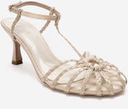 Prologue Shoes Gerald Woven Strap Stiletto Pump