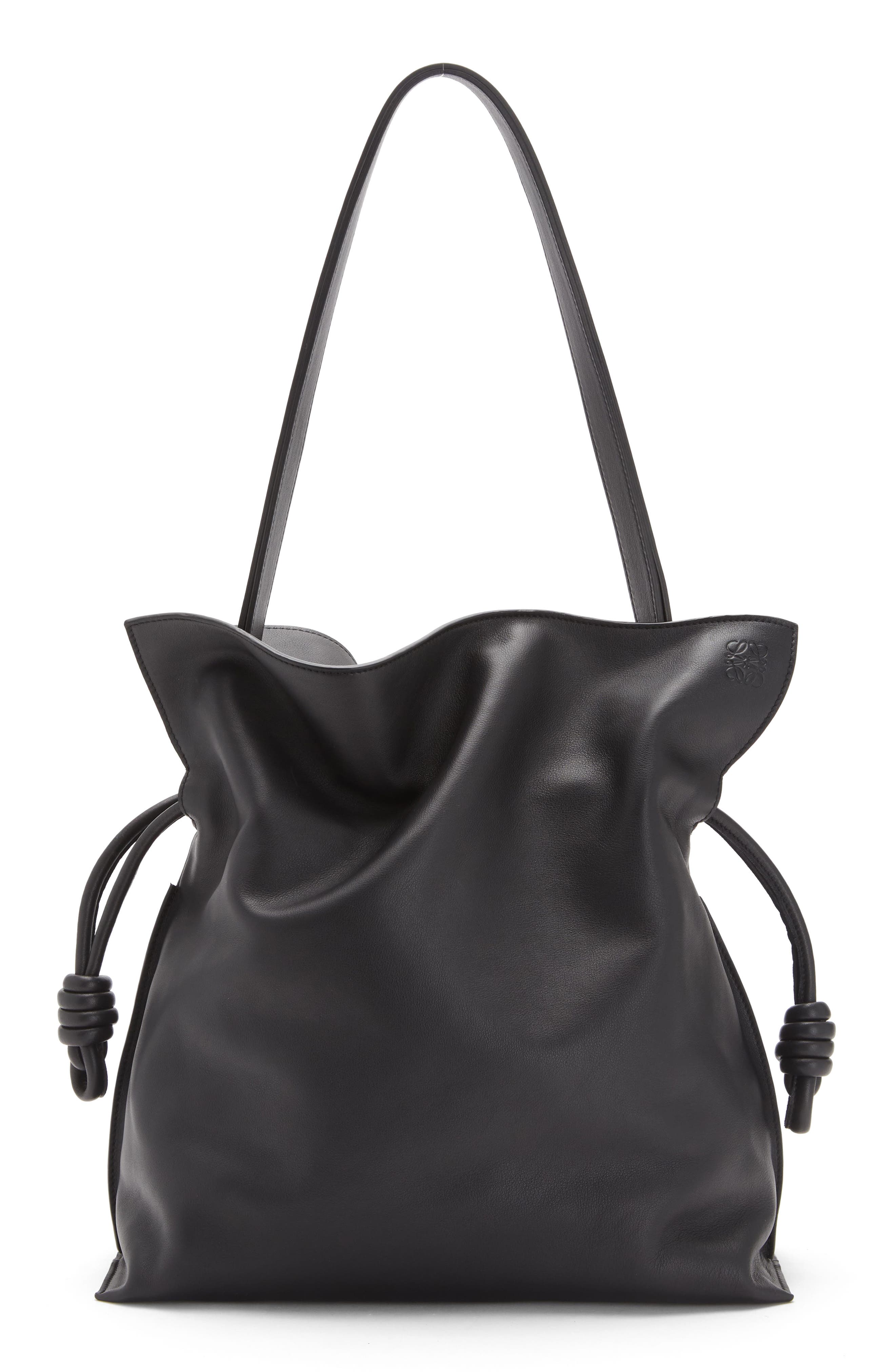 Loewe Large Flamenco Knot Calfskin Leather Bag, Main, color, 