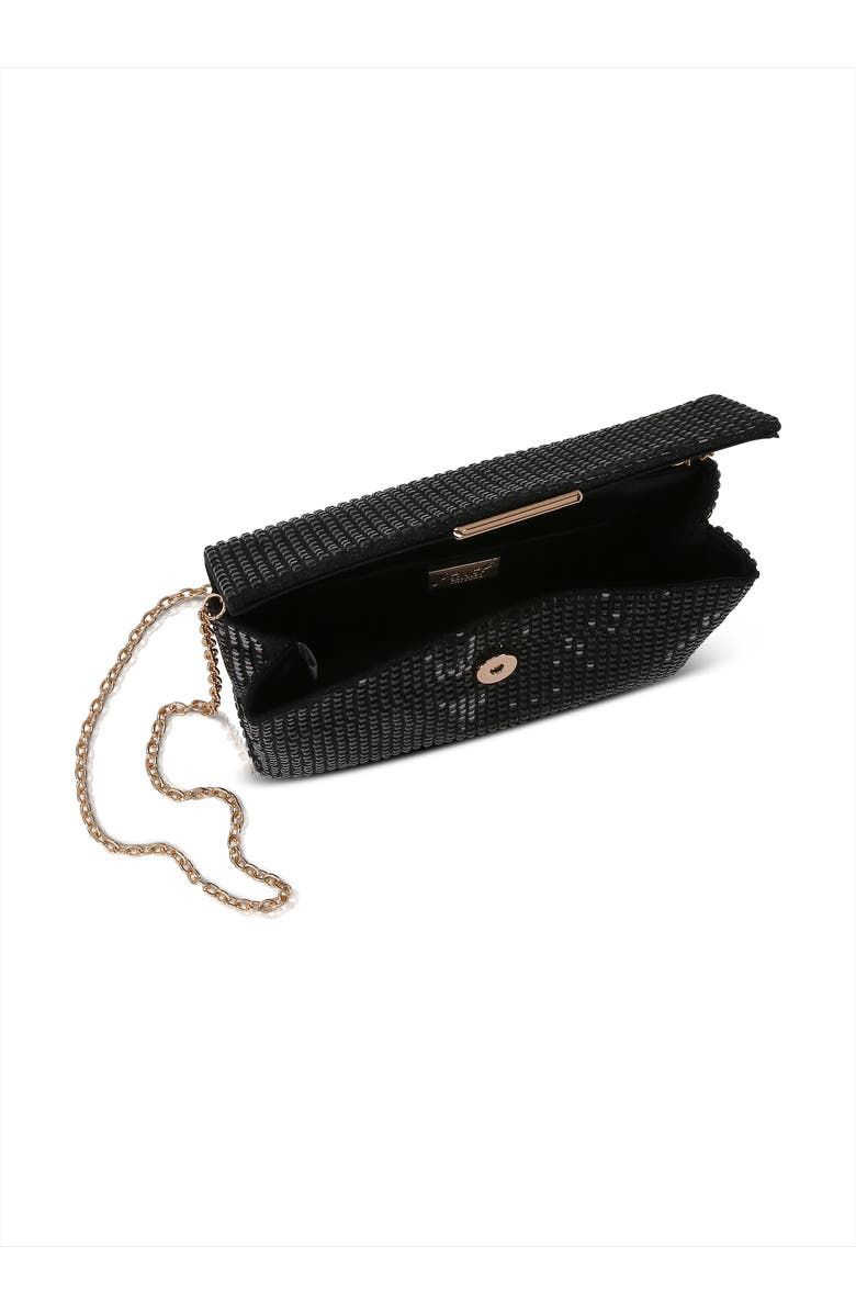 Jewel Badgley Mischka Jayden Crystal Envelope, Alternate, color, Black