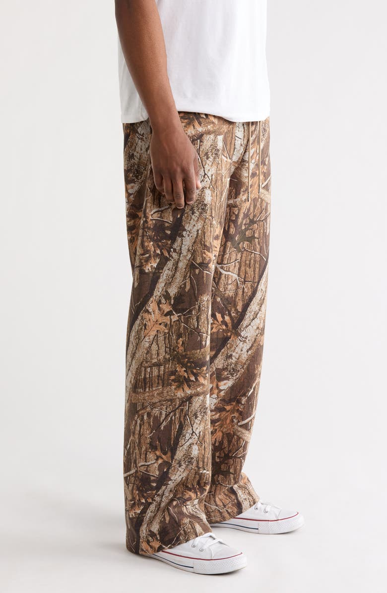 PacSun Washed Camo Extreme Baggy Fit Fleece Sweatpants, Alternate, color, Camouflage