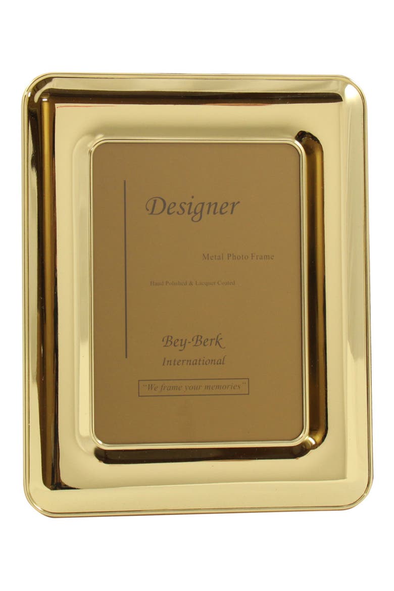 Polished Picture Frame, Main, color, GOLD