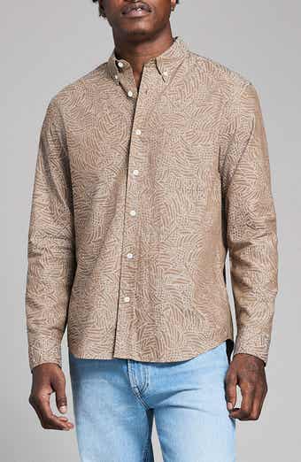 Mélange Heron Swarm Button-Down Shirt
