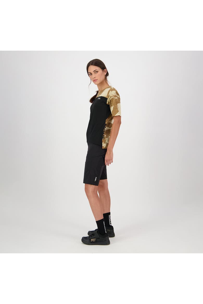 Diversion Merino Short-Sleeve Bike Jersey - Women's, Alternate, color, MR Grunge/Black