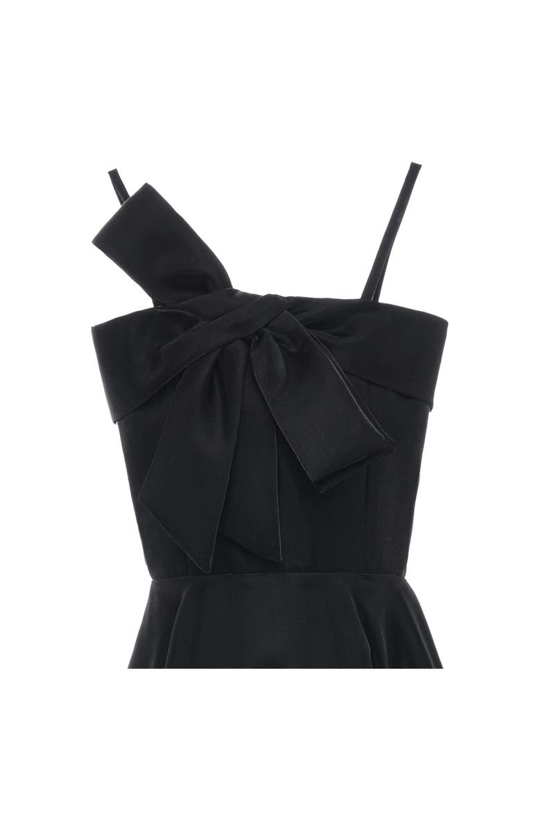 Tulleen Elara Taffeta Gown, Alternate, color, Black