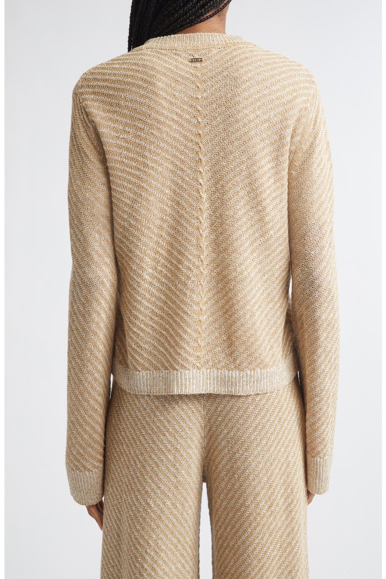 Bobby V-Neck Linen Cardigan, Alternate, color, DRIFTWOOD