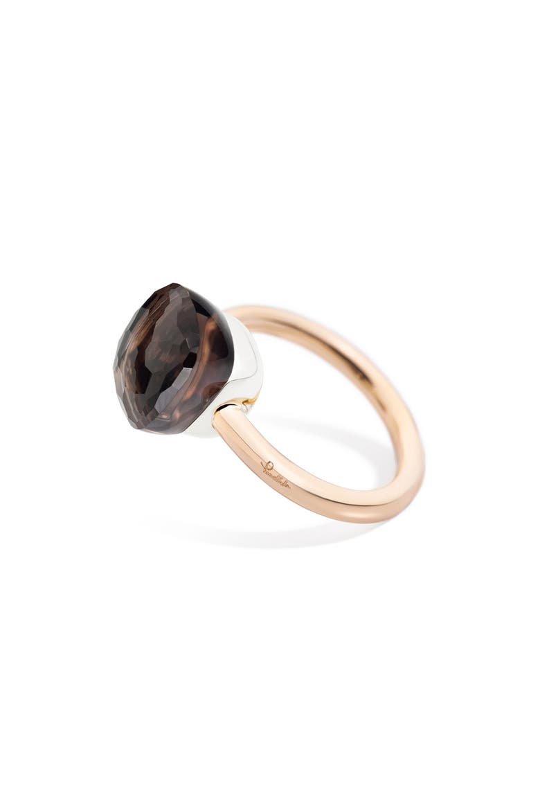 Nudo Classic Smoky Quartz Ring, Alternate, color, GOLD