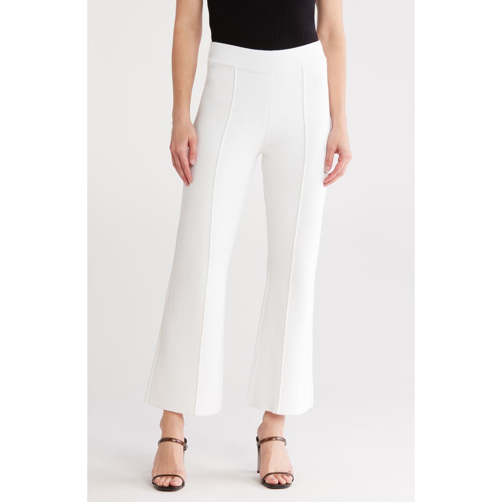 L'AGENCE Fit & Flare Knit Pants in White at Nordstrom Rack, Size Large