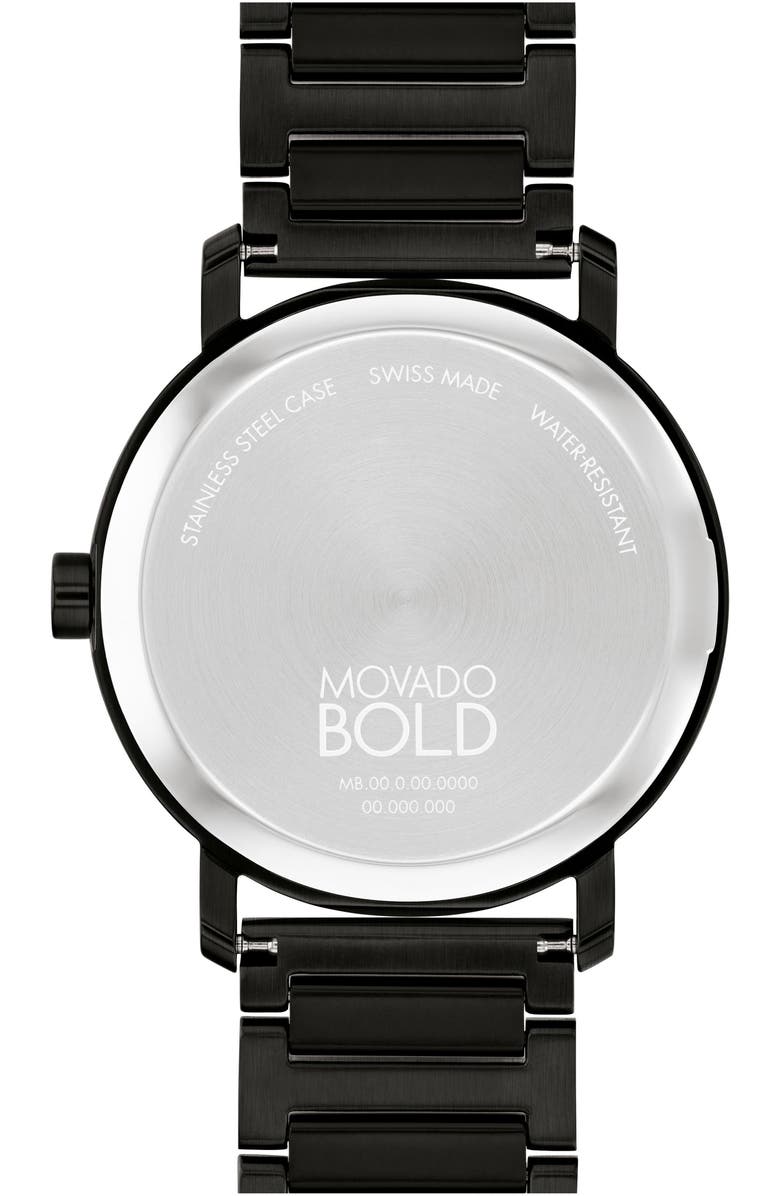 Movado Bold Evolution 2.0 Bracelet Watch, 40mm, Alternate, color, Black Dial